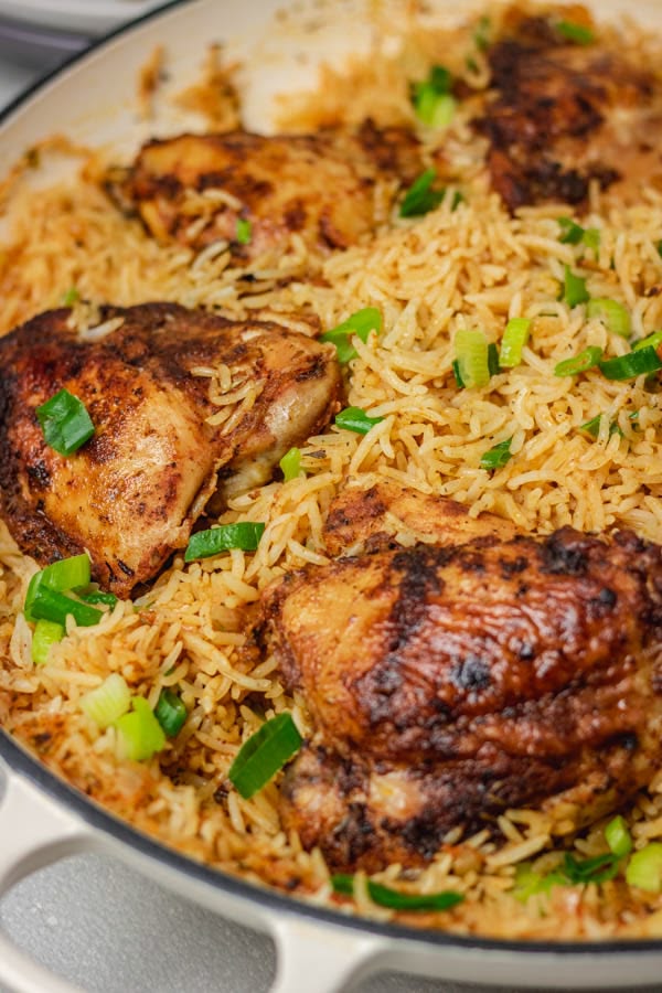 Wali Kuku nusu (Rice & Chicken)